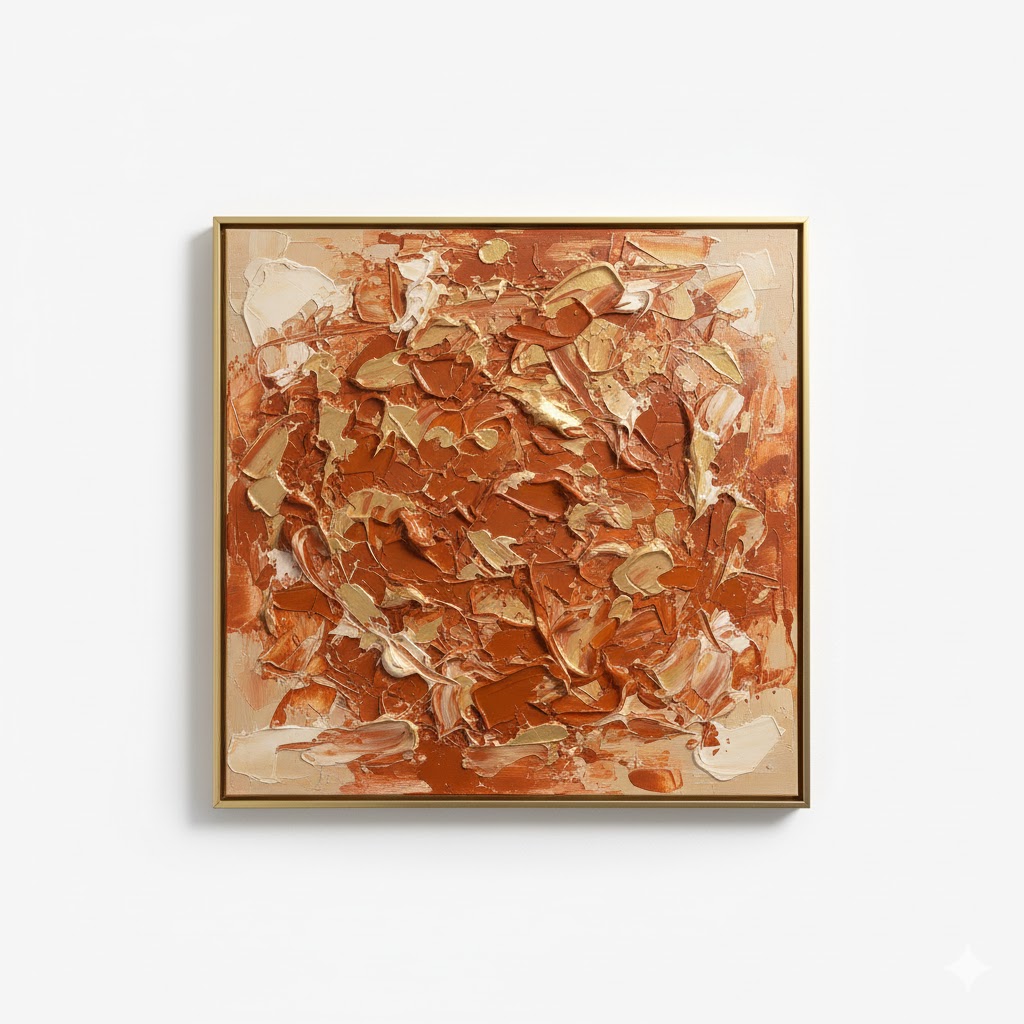 Textured abstract art