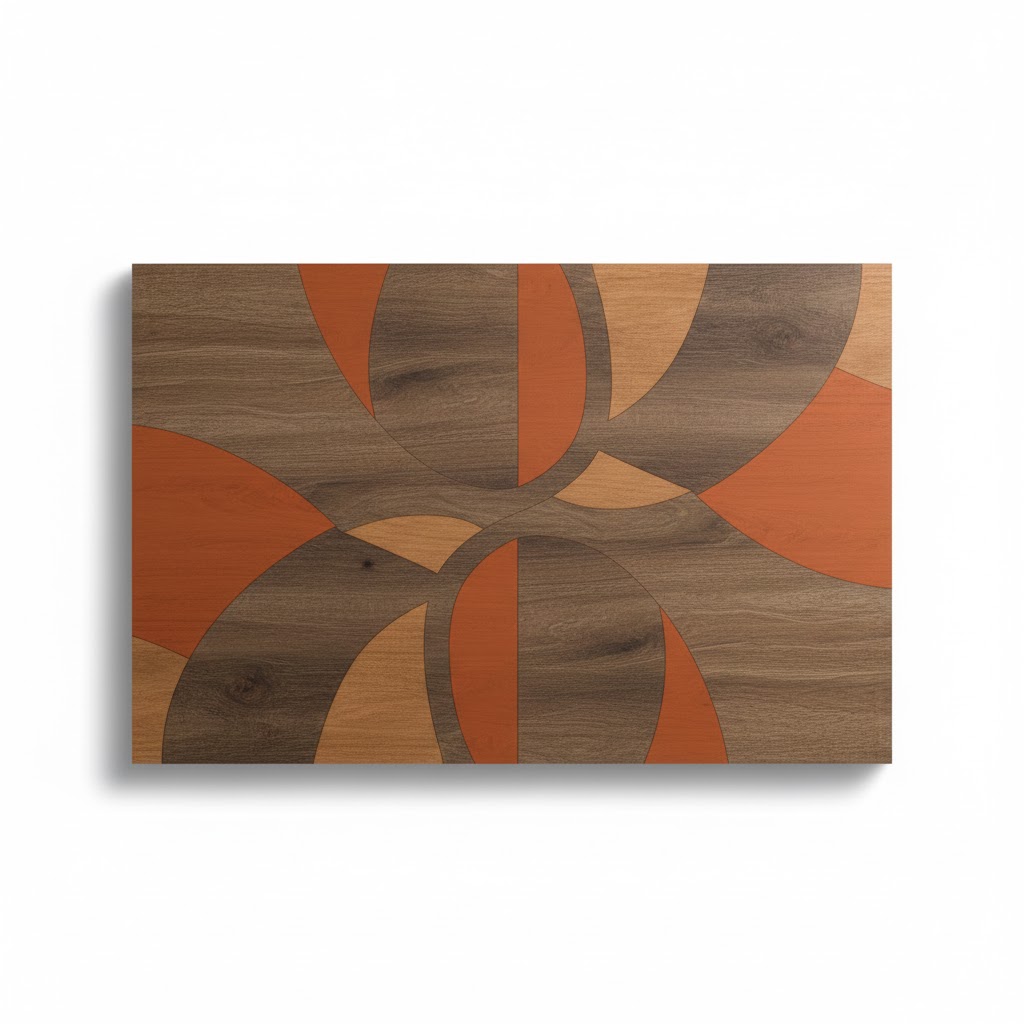 Wood-inspired wall panel
